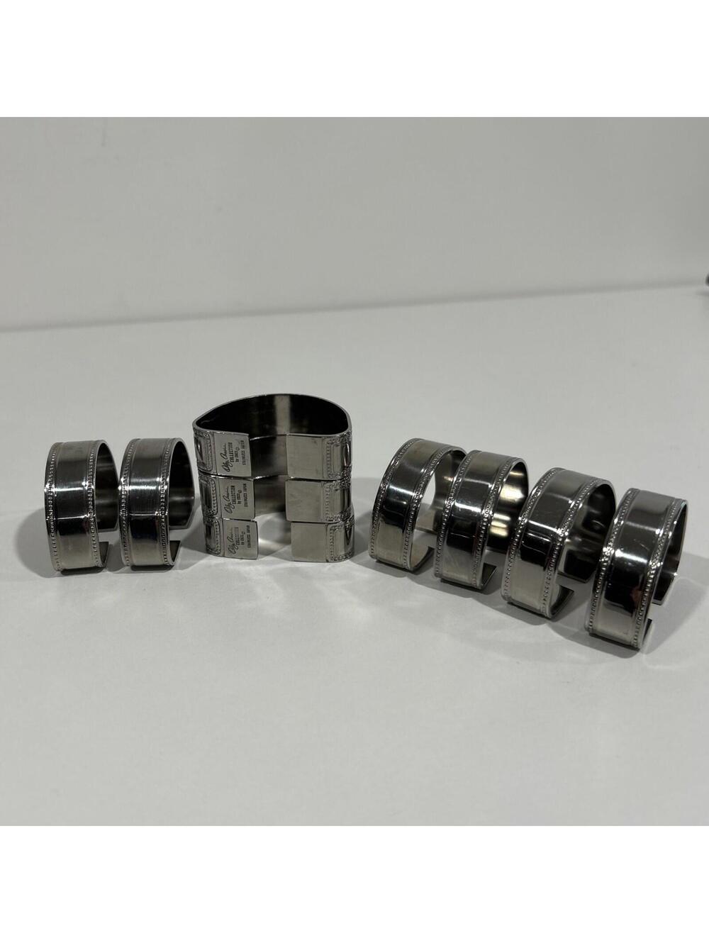 Stainless Steel Napkin Holders Set of 9 Table Organization Accessories